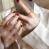 Ladies Fashion Finger Ring Chain Shape Accessory Everyday Wear Adjustable Gift
