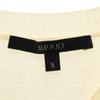 GUCCI Made in Italy Cashmere Blend Floral Short sleeve knit S Ivory Women Used