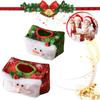 Decorative Santa Claus Tissue Cover Bags Red/Green Toilet Paper Storage Box Cover  Kids