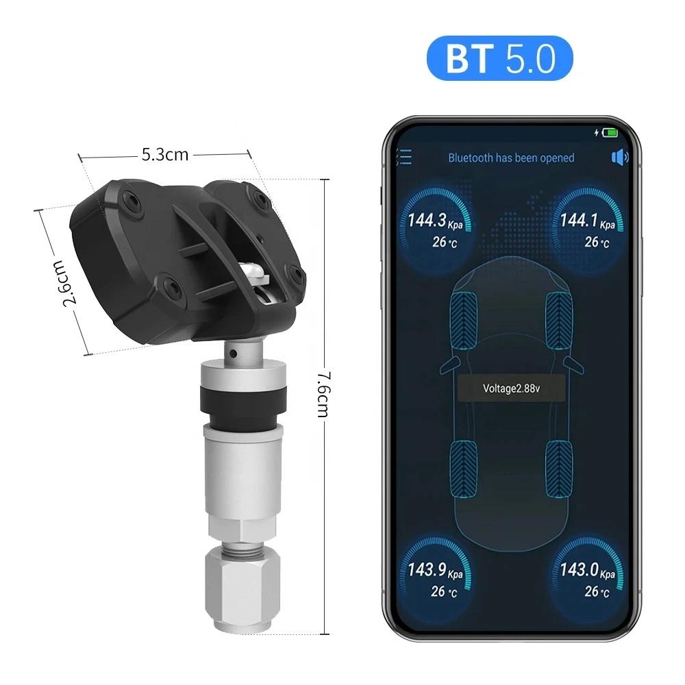 TPMS V101A Sensor Car Tire Pressure Monitoring System Wireless Connection Internal Supports  Android/iOS Works On Universal CARS