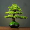Simulation Fake Tree Bonsai Home Living Room Chinese Sand Table Hotel Porch Landscaping Decoration Green Plant Ornaments
