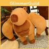 Capybara Muscle Plush Toy Animal Pillow Stuffed Birthdays Gifts Decoration Room