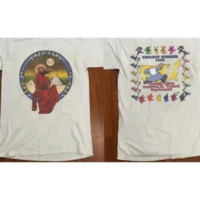 Rare Vintage Grateful De Summer Tour T Shirt White All Size For Fans