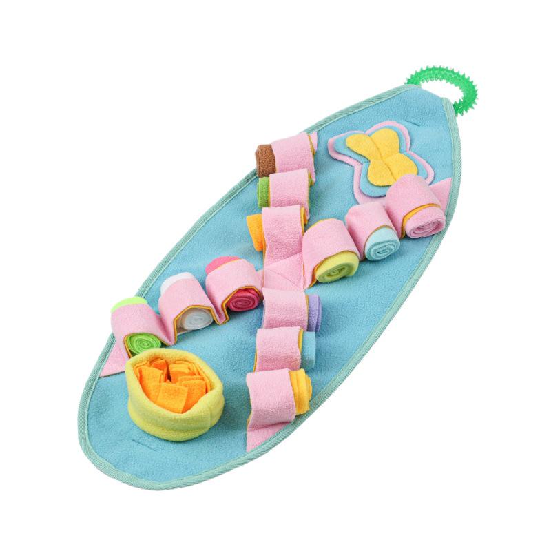Pet Sniffing Puzzle Mat: Slow Feeder & Emotion Soother for Dogs & Cats