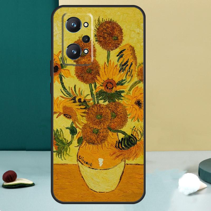 Van Gogh Ölgemälde Hülle für Realme GT 6T 5 6 GT 7 Pro C67 C75 C61 C55 C53 C51 C21Y C25S 10 11 12 13 14 Pro Plus
