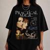 Practical Magic Shirt s Bootleg Hexe Film Grafik T-Shirt Kurzarm T-Shirts für Sommer Unisex Ganzjahres