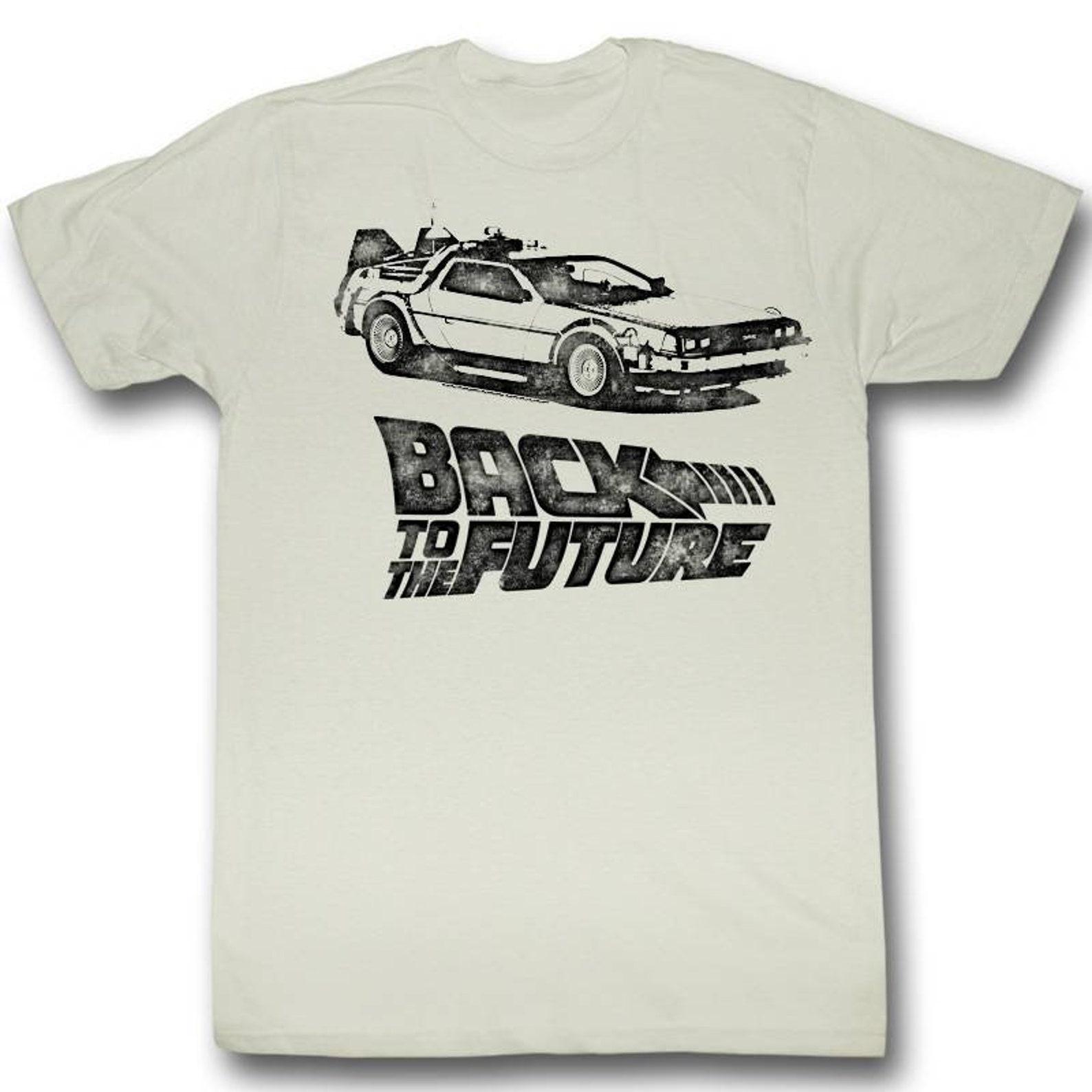 Back to the Future Ink Natural Adult T-Shirt L
