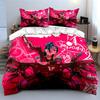 Anime Character Bold Character Art Decor Set Soft Comfortable Duvet Cover Bedding Set Included 1*Duvet Cover & 2*Pillowcases
