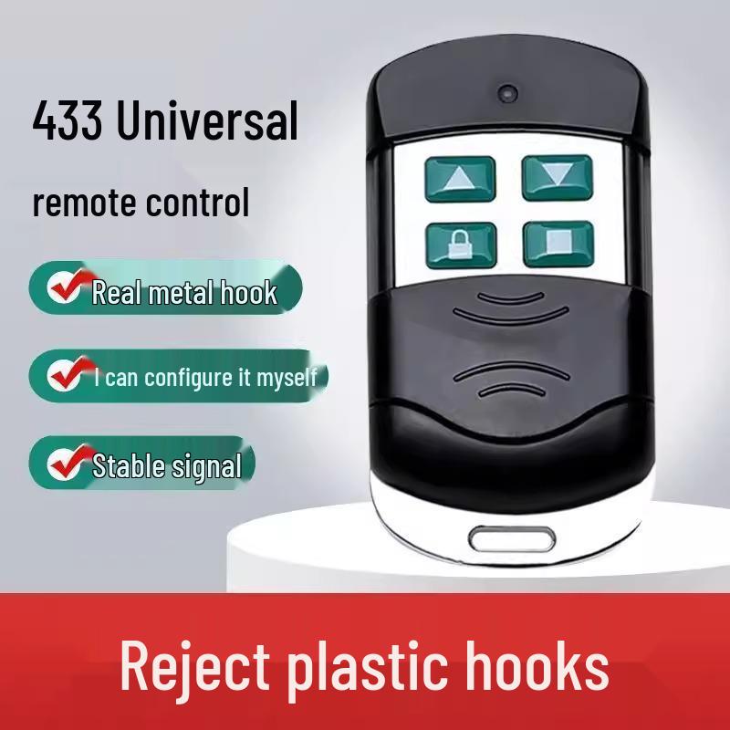 Super Strong 433MHz Metal Copy Remote for Roller Shutter and Garage Doors