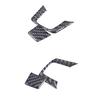For Jaguar F-TYPE 2013-2022 Soft Carbon Fiber Car Steering Wheel Decorative Sticker Car Interior Accessories