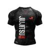 3D Print Sport Sneldrogend Ademend Heren T-shirt Outdoor Street Jiu-jitsu Boksen Team Trainingsuniform Korte Mouw Kleding Top