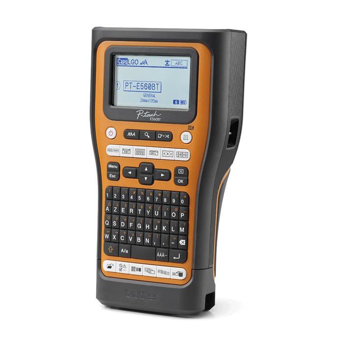 Etiqueteuse électricien - BROTHER - Connectable Bluetooth, Ruban 24 mm max, clavier AZERTY, livré avec mallette