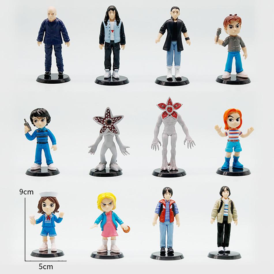 18 Stück/Set Puppen im Figurenstil Eleven Monster Stranger Things Figur PVC Anime Figuren Sammlung Spielzeug Weihnachten