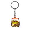 Exquisite PVC Food Keychain: Soft Rubber Pendant for Students - Trendy Small Gift