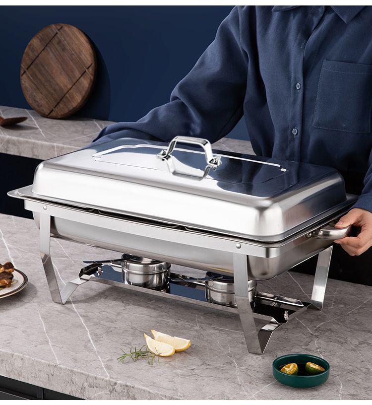 Stainless Steel Buffet Warmer: Hotel & Commercial Use Alcohol Stove
