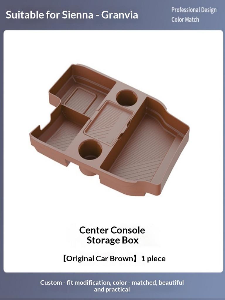 Suitable For The Center Console Lower Storage Box Modification Accessories Of The Toyota Sienna Popular Item