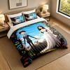 3Pcs Bedding SetCorpse Bride Emily Victor Soft Bed Sheet and Two Pillowcases Home Bedroom Decor