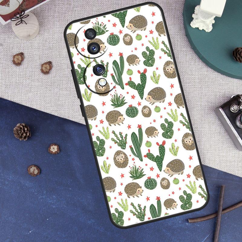 Süßer Igel Für Huawei P30 Pro P20 P40 P50 P Smart Nova 5T Honor Magic 5 Lite X8 X9a 50 70 Handyhülle