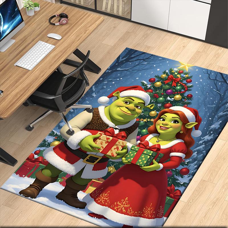 Shrek Bedruckter Teppich für Bürostuhl Wohnzimmer Schlafzimmer Küchenraum Dekoration Geschenke