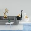 Elegant Resin Horse And Swan Figurine Art Craft Ornament Modern Decorative Statue for Centerpiece