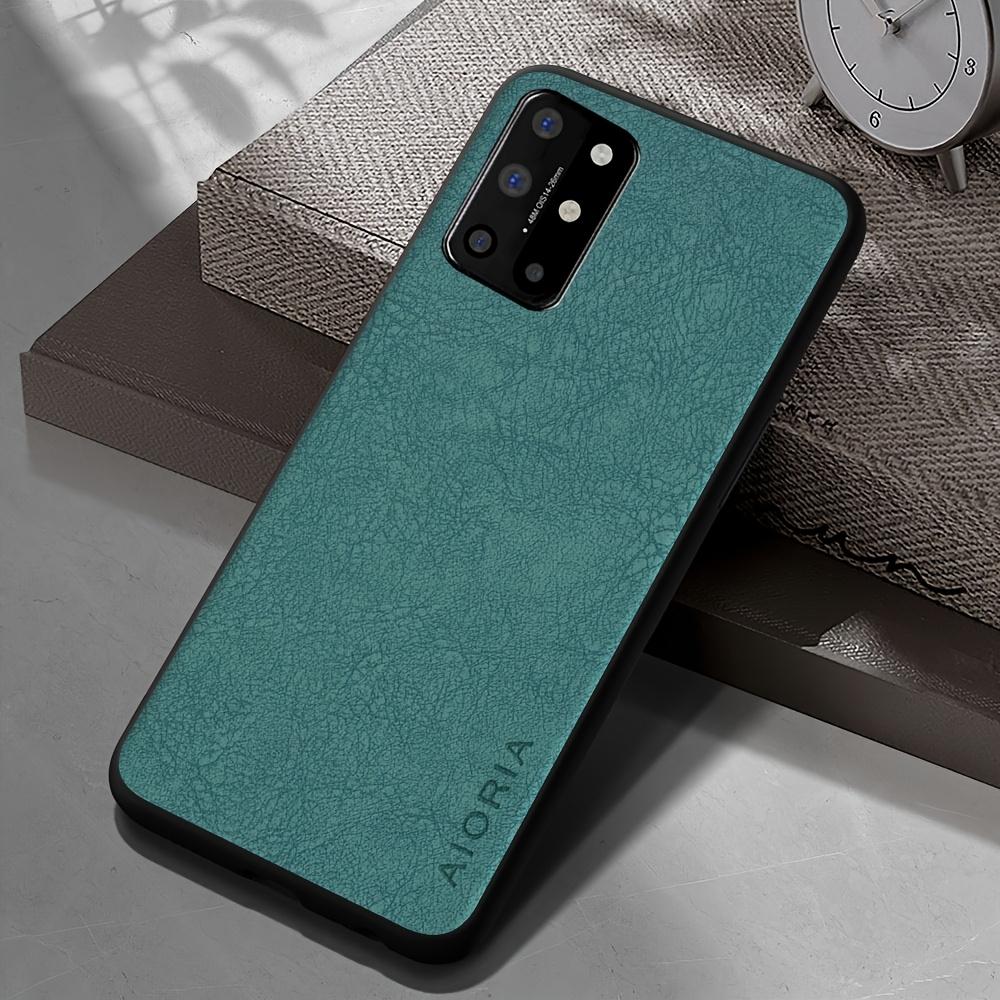 Phone Case: Luxury Retro Synthetic Leather Phone Case for Oneplus 9RT 9R 9 8 7 Pro US 6T 8T 7T Pro Matte Soft Bumper Hard Back Cover