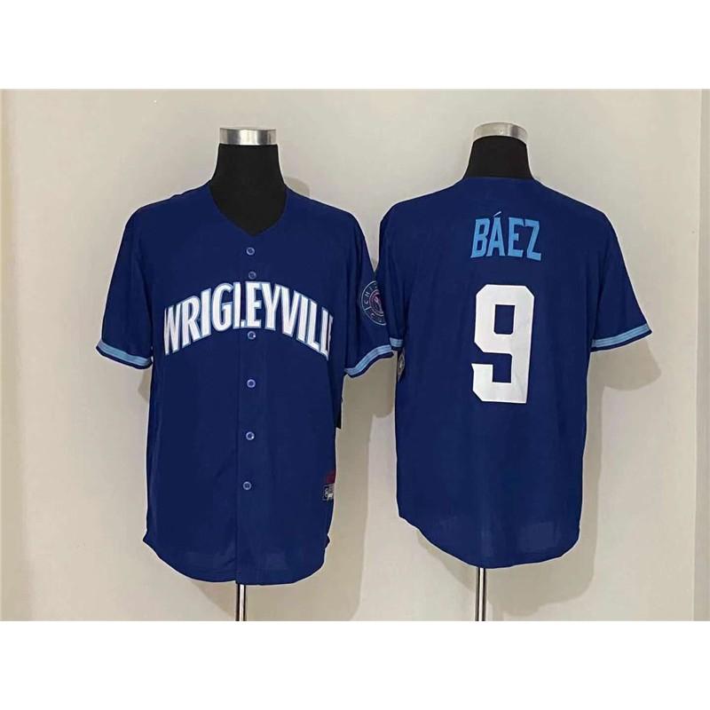 Chicago Cubs MLB Baseball Jersey Unisex Embroidered Sport Shirt Fans Fall Winter Wear