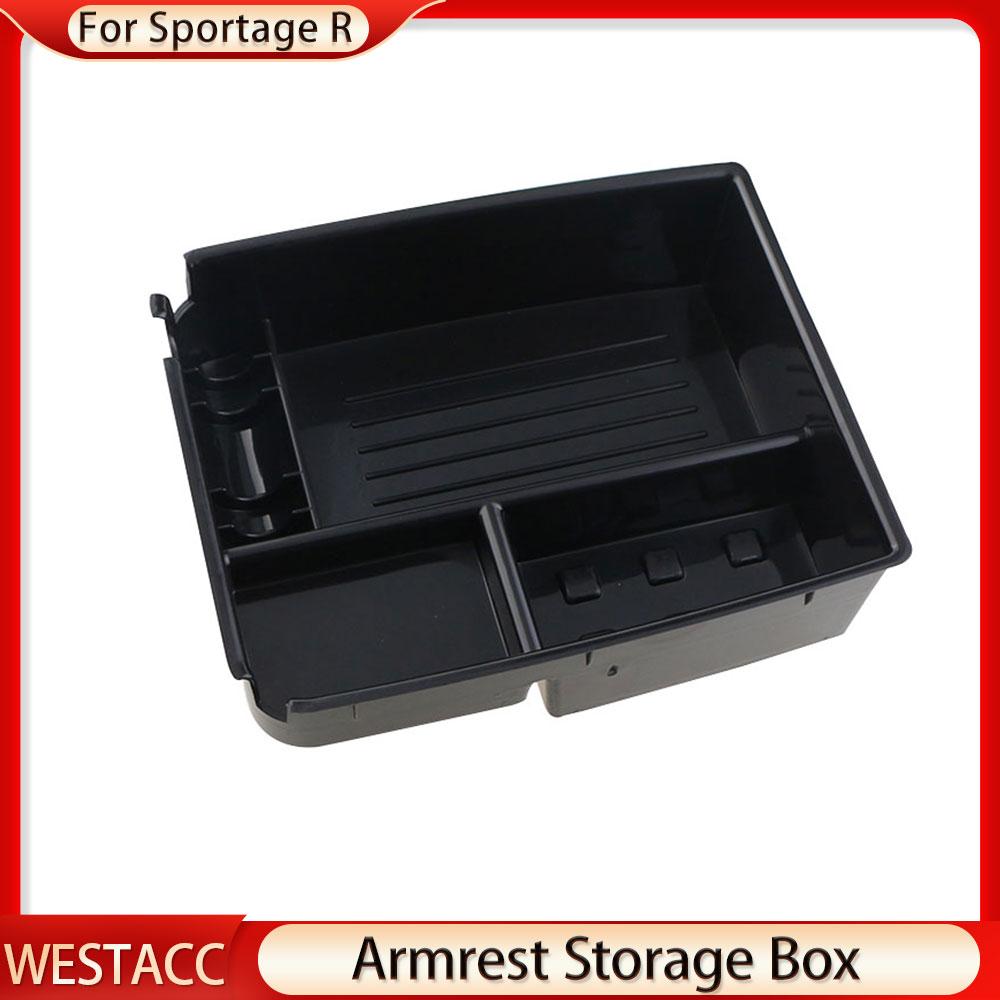 Car Central  Armrest Storage Box for Kia Sportage R LHD 2011 - 2015 Remoulded Glove Box Case Container Organizer