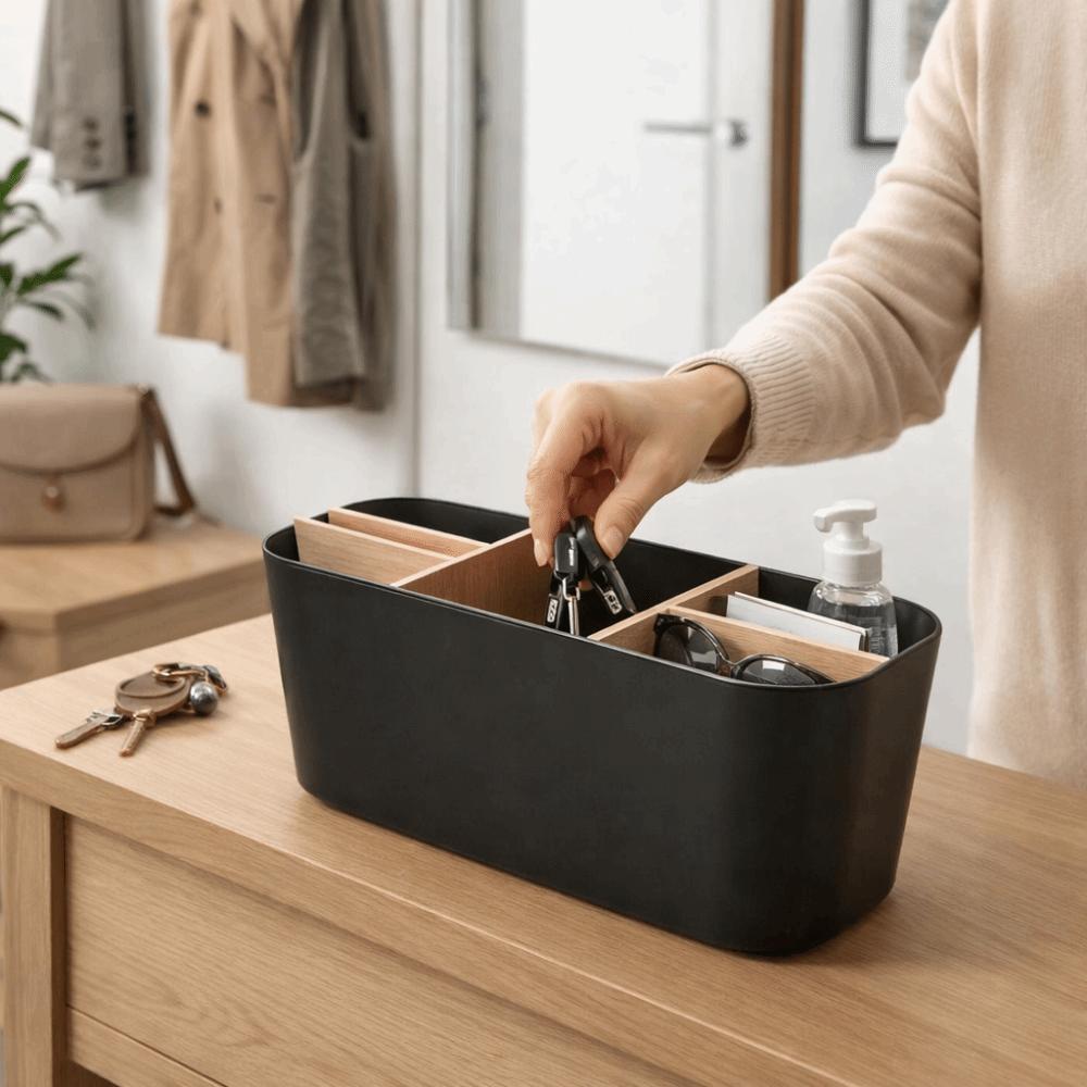 Save Space Toothbrush Holder Detachable Bathroom Organizer Desktop Storage Box  Bathroom