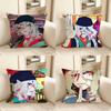 Pc Anime MMononoke Pillow Case Fashion Square Pillowcase Bedroom Sofa Room Ins Decoration Leisure