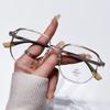 Ultra Light Large Frame Reading Glasses  Square Frame Presbyopia Glasses Clear Lens Blue Light Blocking Eye Protection Glasses