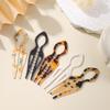 U-Shaped Hair Sticks Tortoiseshell Acrylic Anti-Slip Hairpin for Women Hair Stick Bun Comb Acetate Hair Clips Hair Accessories