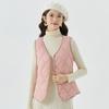 GMXIA Women's Autumn and Winter Short Velvet Vest Liner Warm Home Comfort Simple Women's Vest Jackets & Coats