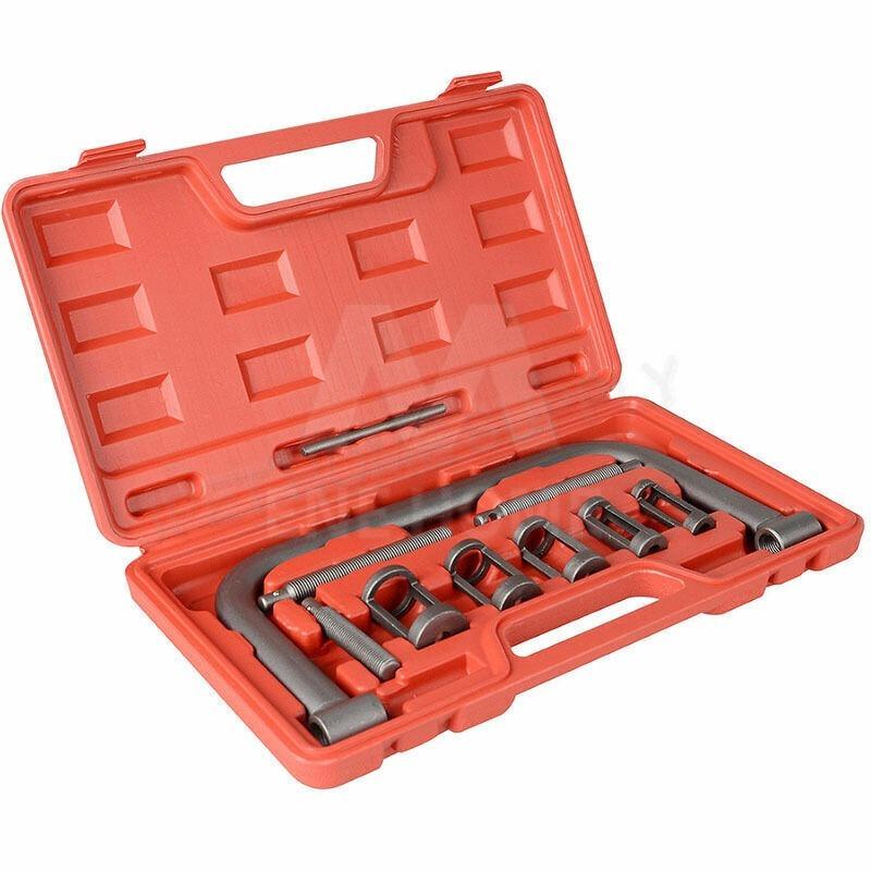 10pc Valve Spring Compressor Tool Kit for Car Motorcycle Petrol Engines Vehicle