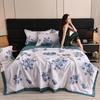 UOSU Floral Washed Tencel Ice Silk Summer Quilt