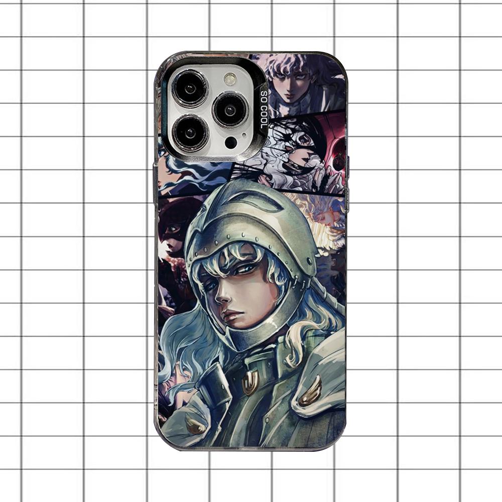 Griffith B-BerserkS Phone Case For iPhone 16,15,14,13,12,11,8,7,Pro,Max,Plus,Mini,XS,SE Anti Fall Black Matte Hard