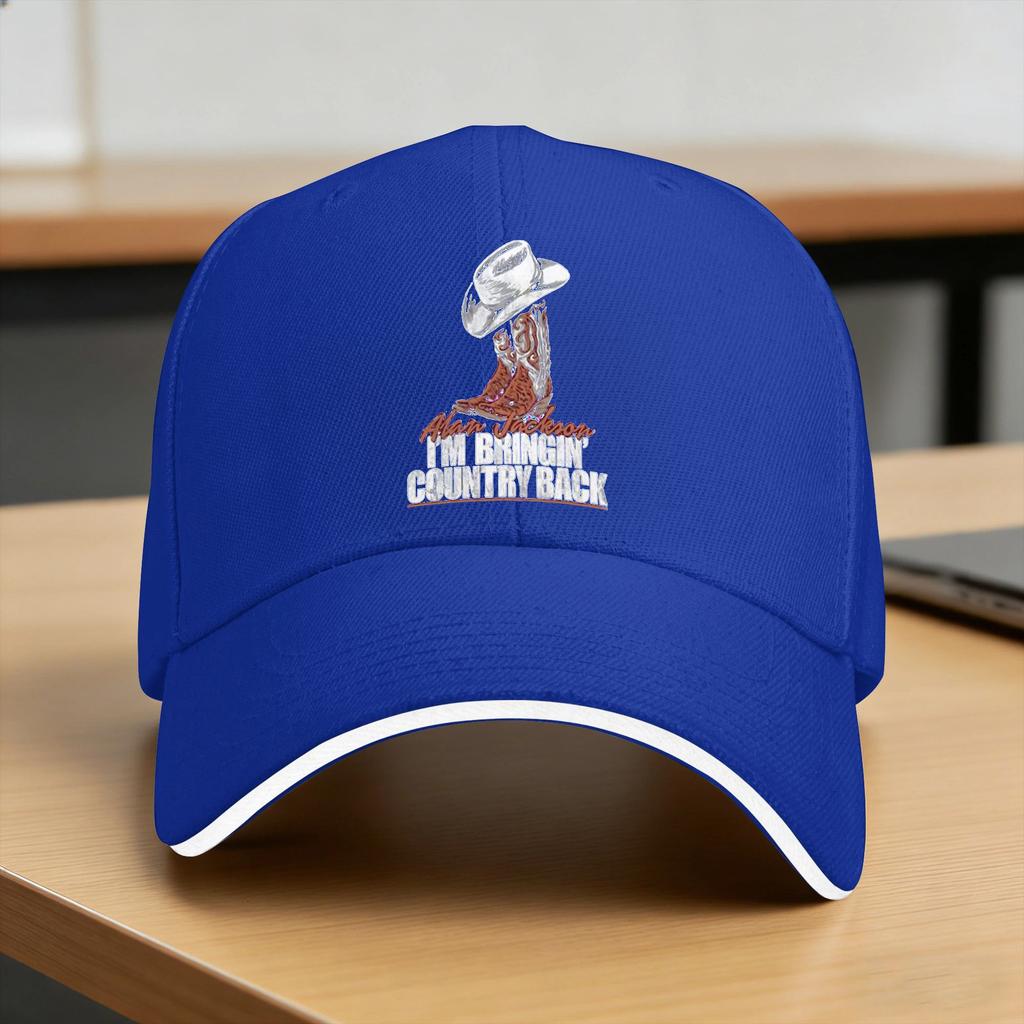 Alan Jackson Lässige Baseballkappe Tennis Skate Hip Hop Hüte Frühling Atmungsaktiv Unisex Teenager Trendige Baseballkappen