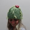 Thorn Cactus Knitted Hat, Fresh and Sweet Flower Hat, Soft Wool Hat, Cute and Versatile To Keep Warm