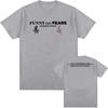 FUNNY Little FEARS Album 2025 Tričko Album 2025 Tričko Zpěvák DAMIANO DAVID Potisk Trička Bavlna Měkké Kulatý Výstřih Tričko Pánské Streetwear Unisex