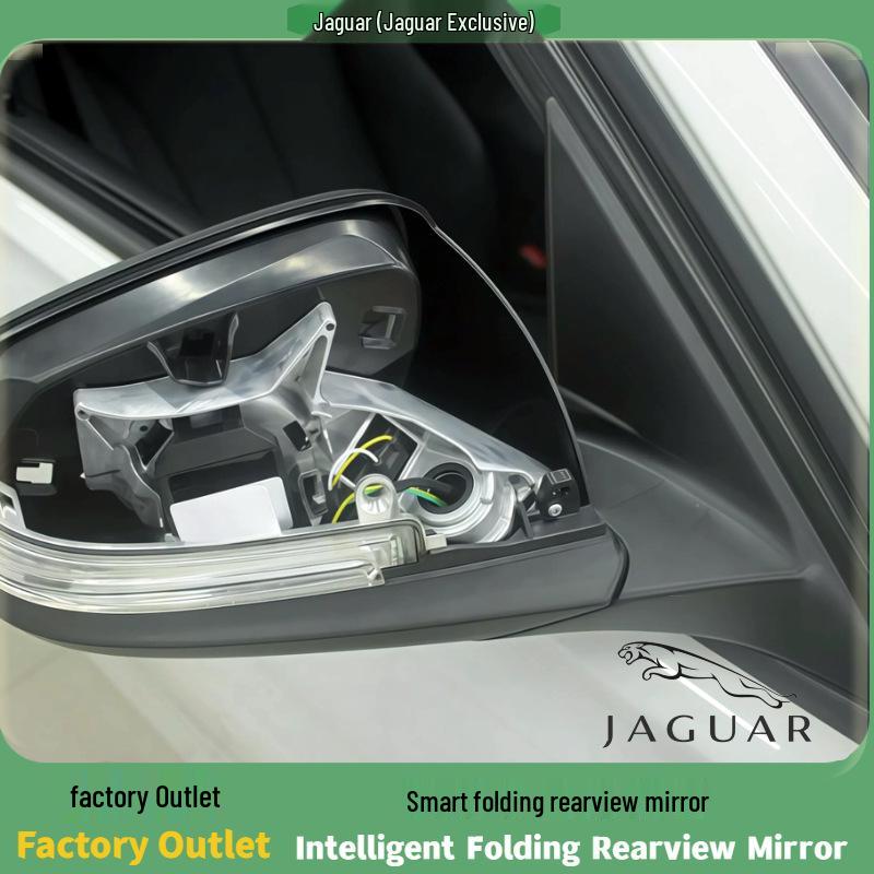 Jaguar XEL Smart Electric Folding Rearview Mirror Retrofit Accessory Optional: Folding and Window Integration