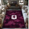 Tappeto in Velluto di Cristallo con Stampa Calcio Aston Villa, Comodo Assorbente d'Acqua Antiscivolo Tappeto per Pavimenti Interni