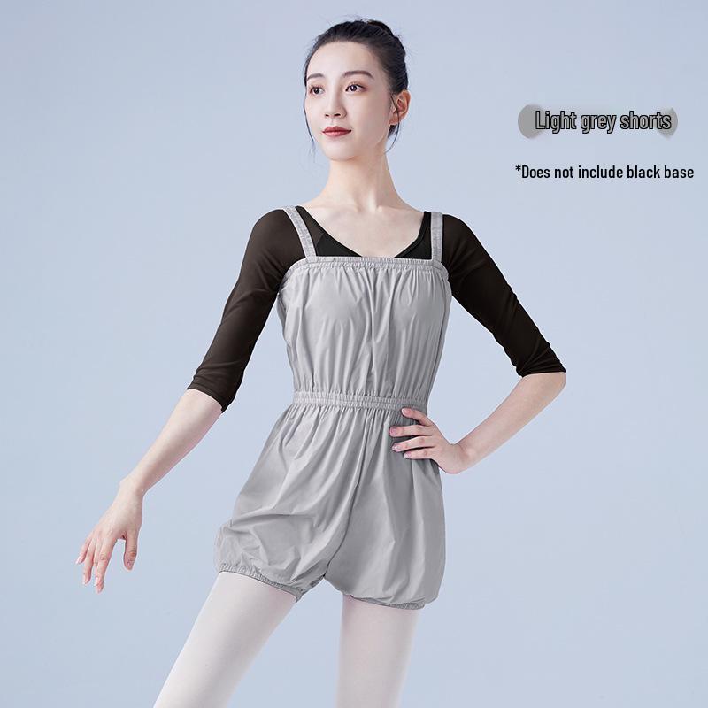 Adult Ballet Loose-Fit Sweat-Wicking Suspender Warm-Up Dance Pants