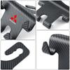 Car Phone Holder Seat Back Hook 2in1 Universal Multifunctional Rear Seat For Mitsubishi Outlander I200 Pajero Eclipse ASX Lancer Space Delica Ex