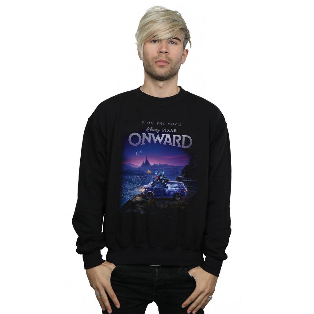 Disney Mens Onward Poster Art Sweatshirt