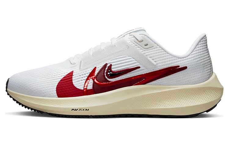 Nike Wmns Air Zoom Pegasus 40 Premium Quadruple Swoosh - White Team R 36