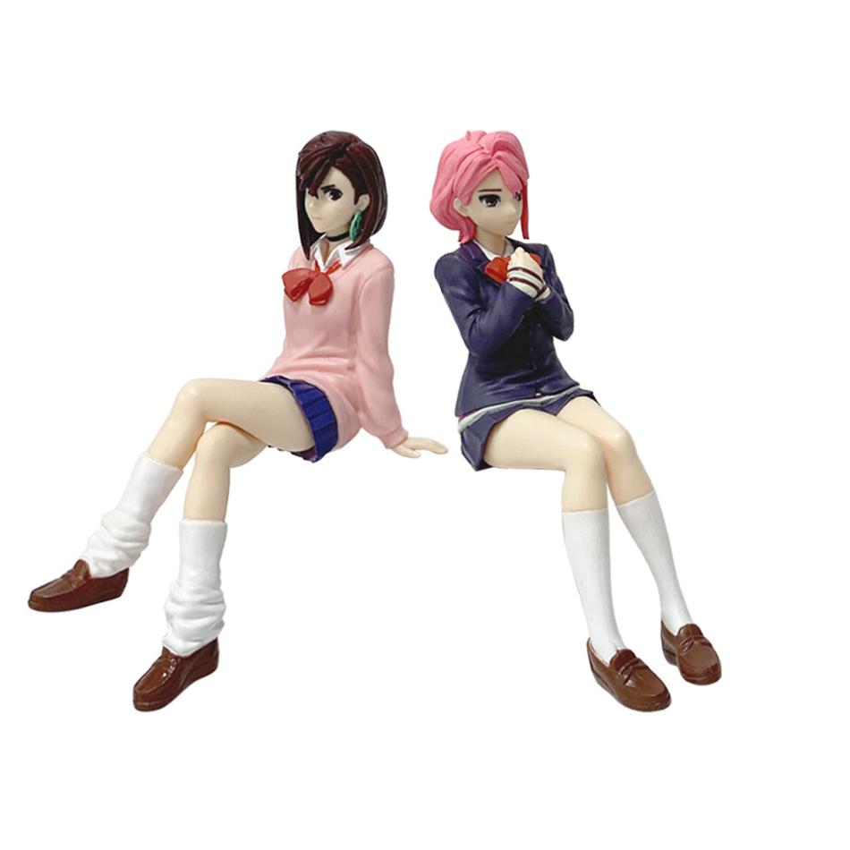 New Anime Dandadan Ayase Momo Shiratori Aira Sitting S.H.Figuarts Transformed Assembly Model Toy Action Figures Gift PVC posture Poseable Articulated