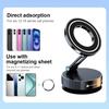 Vacuum Magnetic Suction Cup Car Phone Holder Folding Swivel Stand 360° Rotation Universal Vacuum Swivel Bracket Multifunctional