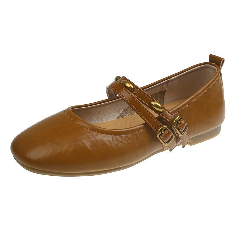 French Mary Jane women's shoes 2025 new summer with skirt evening shoes shallow mouth beautiful not tired feet small single shoes