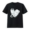 Lung Cancer Awareness White Ribbon Around Women S Plus Size T Shirt Black 2X Large Vintage Washed Stylish Graphic Breathable