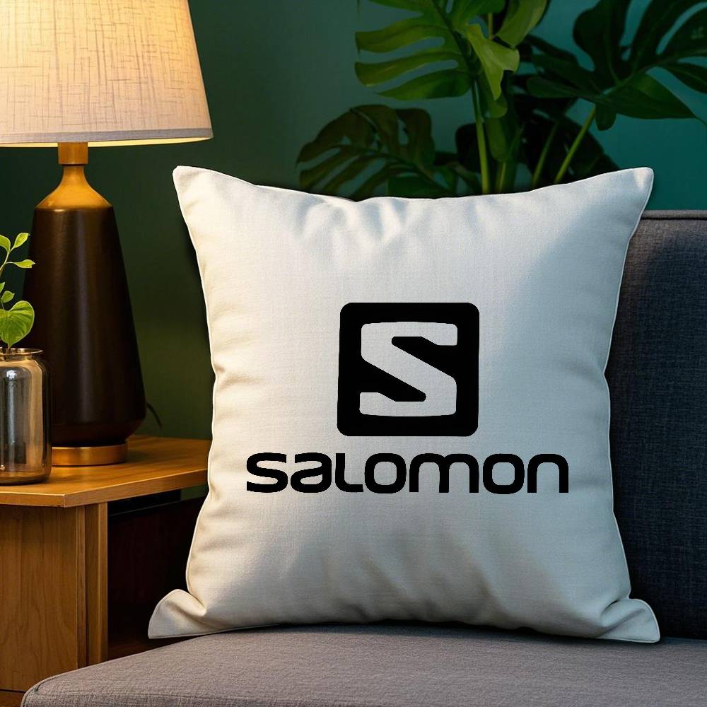 C-Classic S-SALOMONS Pillow Case Plush Fabric Soft Double Sided Print Home Sofa High Quality Cushion Cover Throw