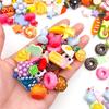 20pcs Decorative Resin Charm for Artistic Jewelry Making Colorful Pendants Handmade Necklace Bracelet Accessories